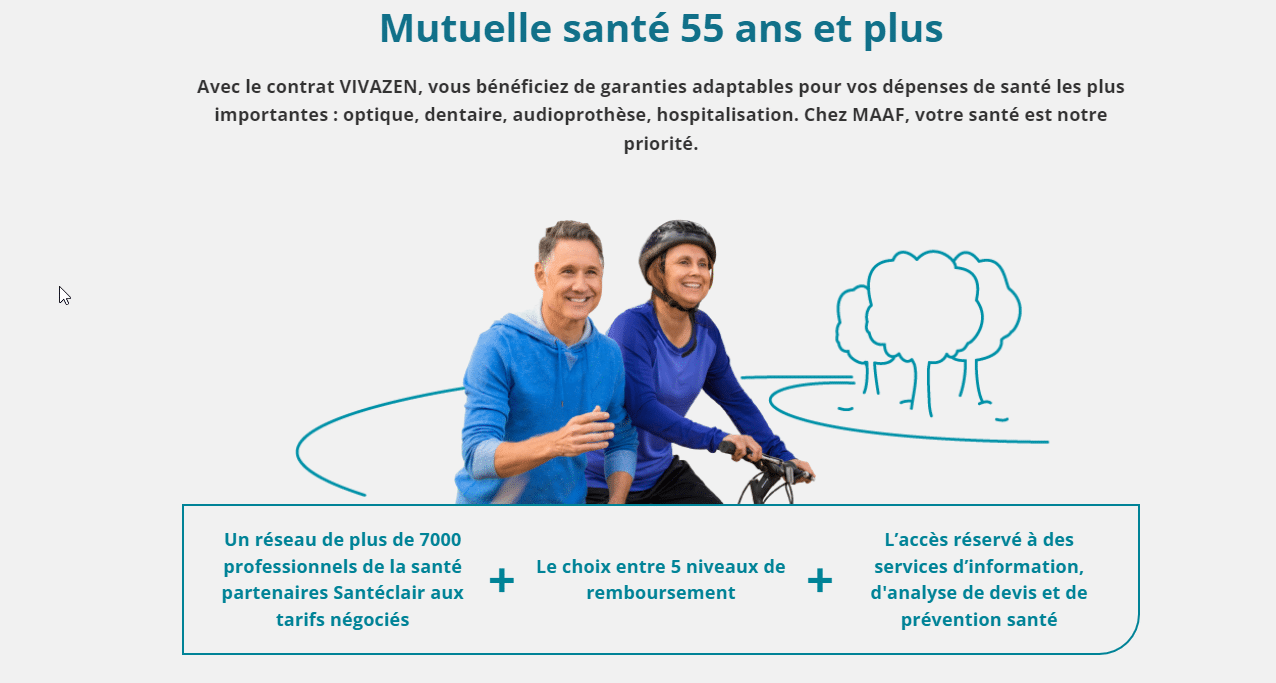 découvrez les tarifs compétitifs et les différentes options de la mutuelle maaf pour protéger votre santé et celle de vos proches. comparez nos offres pour choisir la couverture qui répond le mieux à vos besoins.