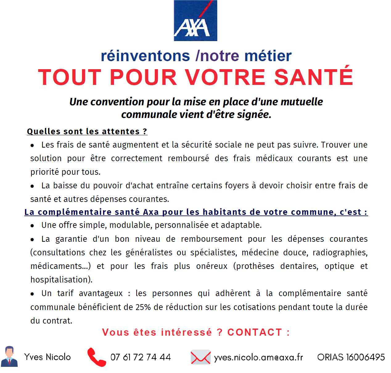 découvrez la mutuelle santé axa, une solution adaptée à vos besoins en matière de couverture médicale. bénéficiez d'un large éventail de garanties, de services personnalisés et d'une assistance professionnelle pour une santé optimale. rejoignez axa et protégez votre bien-être et celui de vos proches.